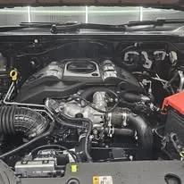 Engine bay detail